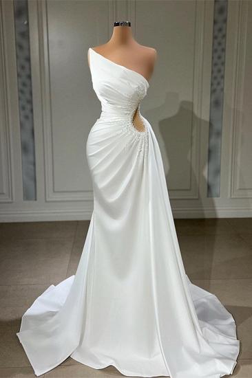 Beautiful Evening Dresses Long White | Glitter prom dresses_1