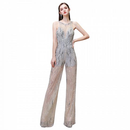 Sparkle Illusion High neck See-through Prom Jumpsuit_13
