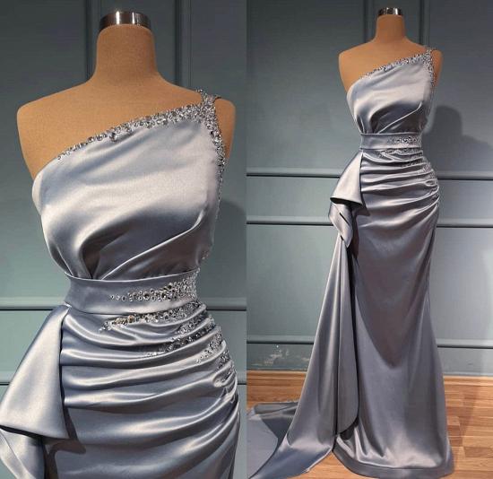 Silver Long Evening Dresses Cheap | Glitter prom dresses_3