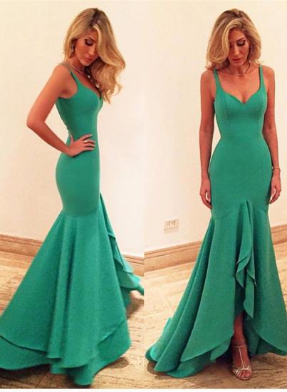 New Arrival Mermaid Long 2022 Party Dresses Sexy Floor Length Spaghetti Strap Evening Gowns_1