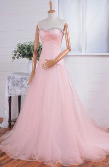 New Arrival Sweetheart Crystal Prom Dress A-Line Tulle Beading Formal Occasion Dresses