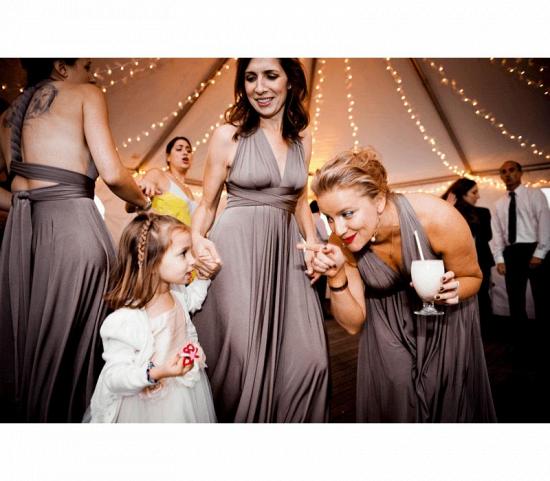 Taupe Infinity Bridesmaid Dress In   53 Colors_3