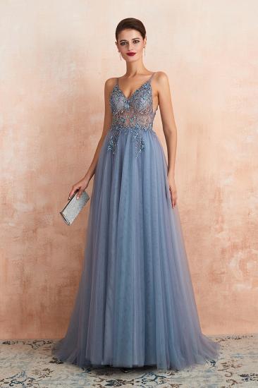 Charlotte | New Arrival Dusty Blue, Pink Spaghetti Strap Prom Dress with Sexy High Split, Evening Gowns Online_18