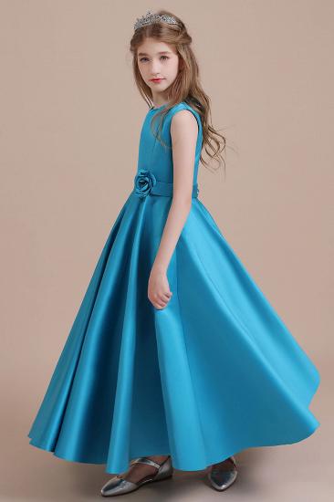 Modest Satin A-line Flower Girl Dress | Awesome Sleeveless Little Girls Pegeant Dress Online_6