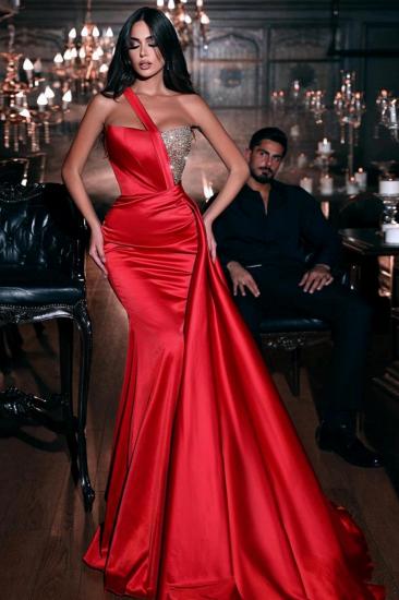 New evening dresses long red | Prom dresses with glitter