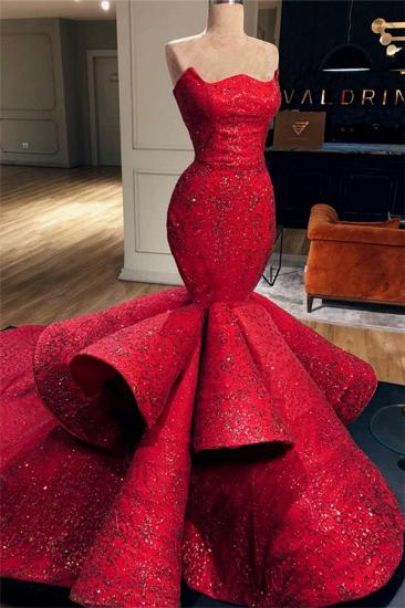 Luxus Abendkleider Lang Rot | Abendmode Bodenlang Online_1
