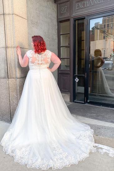 Charming A-Line Sweetheart Floor-Length Wedding Dress | Appliquéd Lace Wedding Dress_2