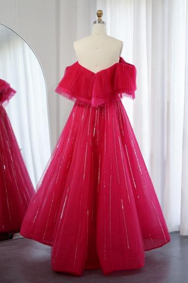 Fuchsia evening dresses long glitter | Prom dresses evening wear online_2