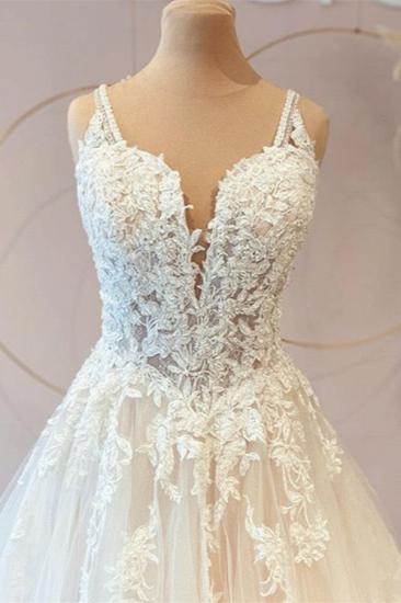 Gorgeous wedding dresses A line | Wedding dresses with lace_3
