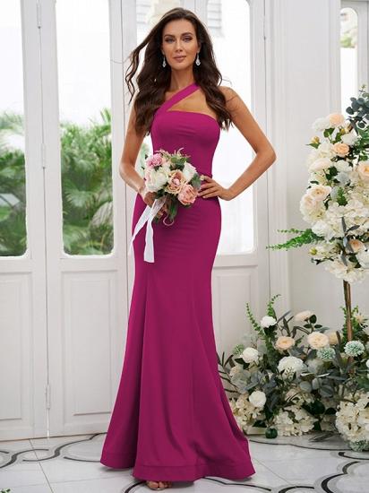 Lilac Long Bridesmaid Dresses Cheap | Maid of honor dresses_16