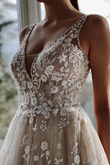 Modern Wedding Dresses A Line Lace | Wedding dresses cheap_3