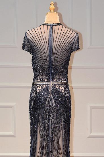 Luxury Mermaid Halter Rhinestones Prom Dress with Tassel | Sparkle Formal Evening Dresses_27
