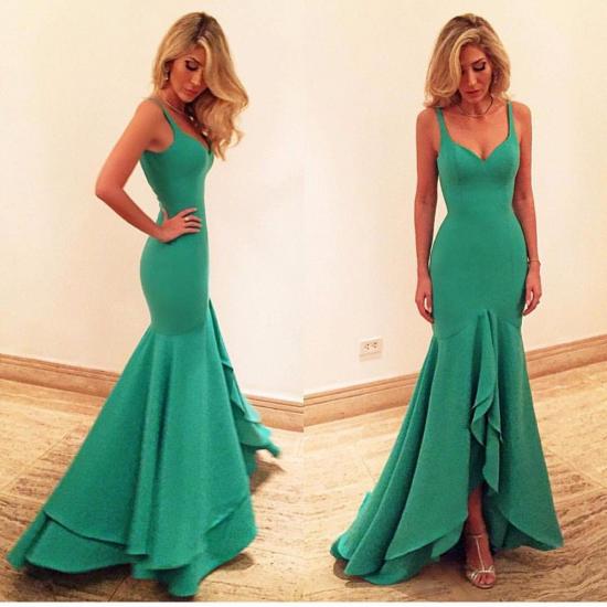 New Arrival Mermaid Long 2022 Party Dresses Sexy Floor Length Spaghetti Strap Evening Gowns_2