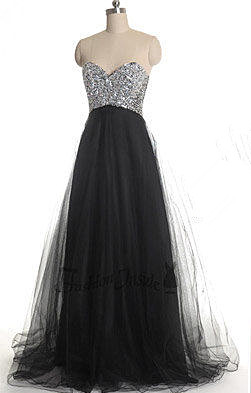 Kristall-Schatz-schwarzes langes Abschlussball-Kleid mit Strass Neueste Lace-Up-Kleider nach Maß