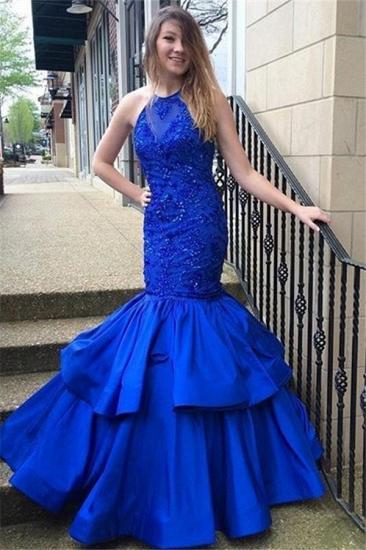 Royal Blue Prom Dresses 2022 | Sleeveless Mermaid Evening Gowns_1