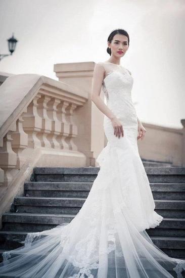 Elegant Cathedral Train Lace Bridal Dresses Sleeveless Wonderful 2022 Wedding Gowns