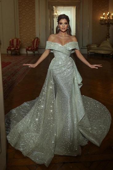 Luxury Wedding Dresses A Line Glitter | Buy wedding dresses cheap_2