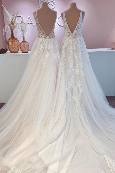 Modern Wedding Dresses A Line Lace | Buy wedding dresses online_3