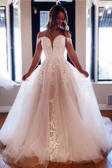 Designer Wedding Dresses Boho | Bridal Gowns A Line With Lace_1