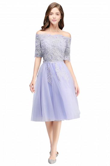 A-line applique tulle ball gown_9