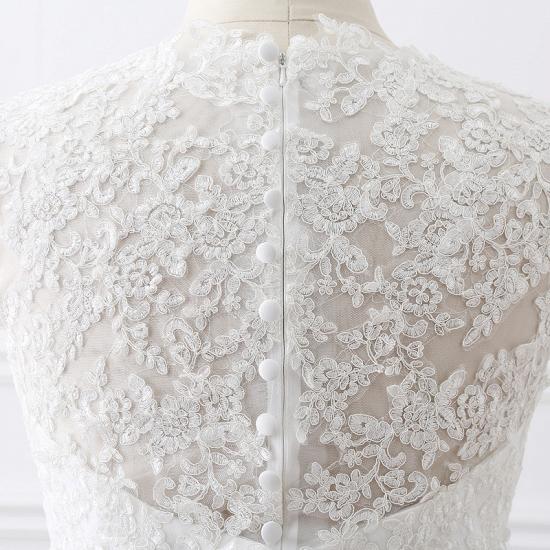 AURORA | Princess V-neck Tulle Elegant Wedding Dress With Lace_8