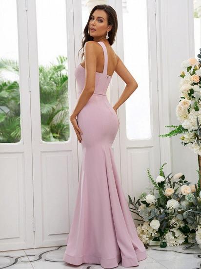 Lilac Long Bridesmaid Dresses Cheap | Maid of honor dresses_3