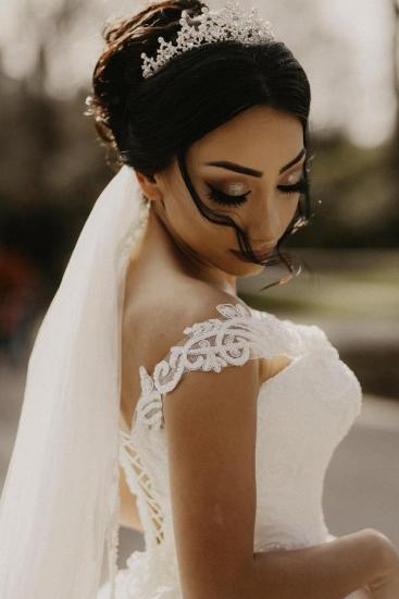 Einfache Brautkleider A-Linie | Wunderschöne Brautkleider mit Spitze_8