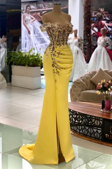 Elegante Abendkleider Lang Gold | Glitzernde Ballkleider