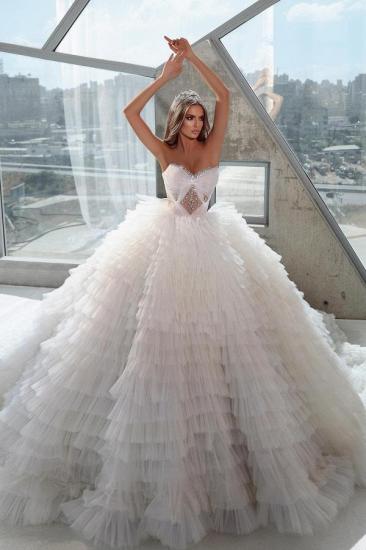 Extravagant wedding dresses A line | Princess wedding dresses online_1