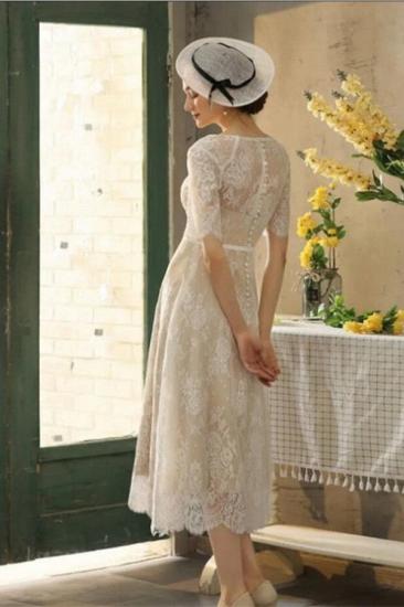 Beautiful Wedding Dresses Lace Short | Wedding Dresses With Sleeves_2