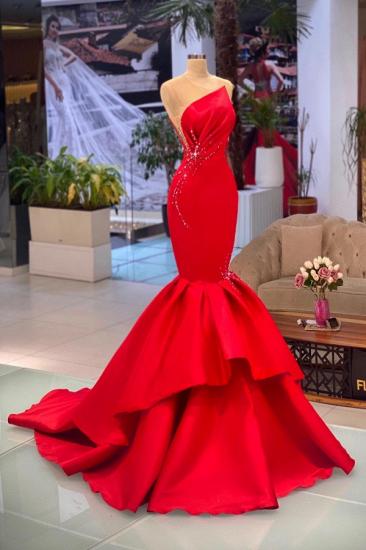 Red Floor Long Designer Evening Dress | Prom Dress