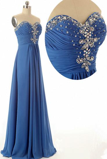 Floor Length Sweetheart Elegant 2022 Evening Dresses Crystal Graceful Charming Prom Gowns_1