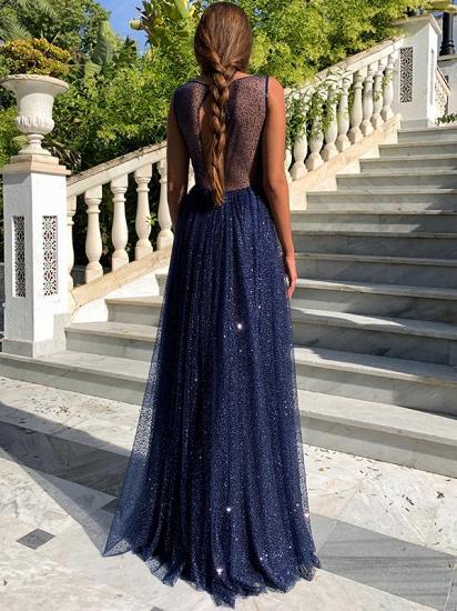 Elegant Sparkly Sequins Aline Evening Maxi Dress_2