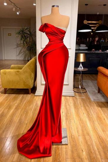 Designer Abendkleider lang rot | Ballkleider mit Glitzer_1