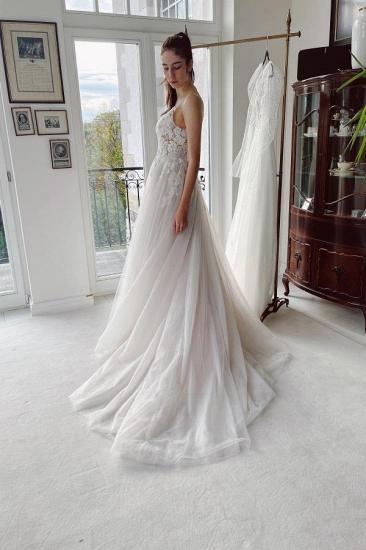 Designer Wedding Dresses With Lace | A line wedding dresses_2