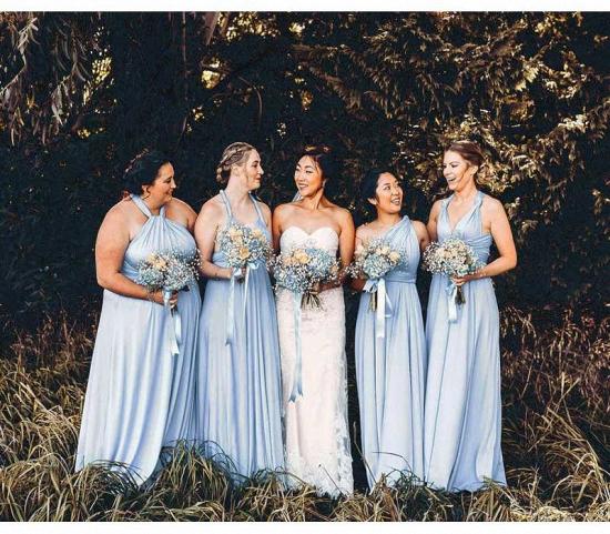Baby Blue Infinity Bridesmaid Dress In   53 Colors_4
