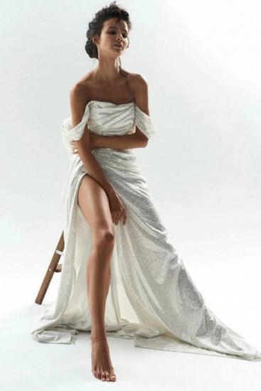 Mermaid / Trumpet Wedding Dresses Sparkle & Shine Dress Wedding Party_9