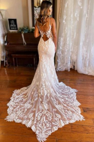 Chic wedding dresses mermaid | Wedding dresses with lace_3