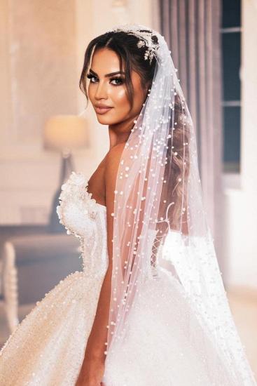 Modern Wedding Dresses Princess | Wedding dresses with glitter_5