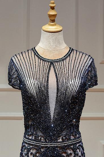 Luxury Mermaid Halter Rhinestones Prom Dress with Tassel | Sparkle Formal Evening Dresses_26