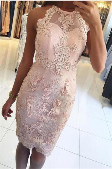 Halter Sleeveless Lace Mini Himecoming Dresses Cheap | Sexy Short Hoco Dresses 2022