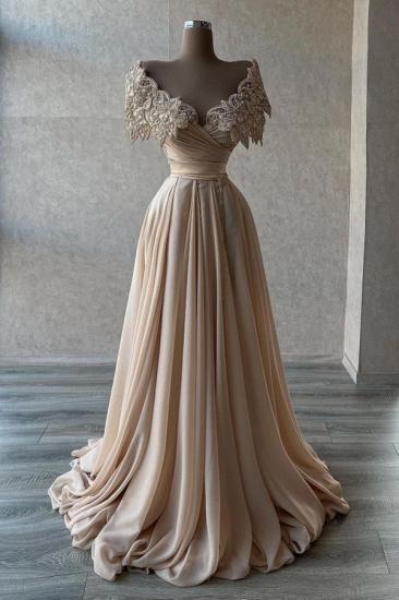 Elegant Long Sleeveless Evening Dress | Glitter Prom Dress_1