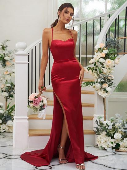 Schöne Abendkleider lang rot | Einfache Ballkleider billig_1