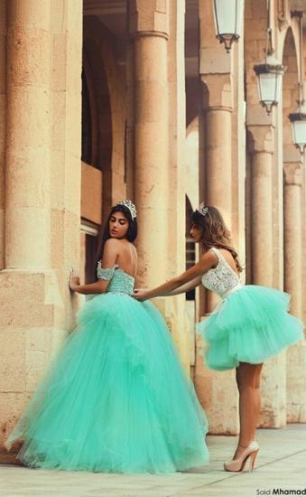 A-Line Lace Tiered Tulle 2022 Short Party Dress Gorgeous Custom Made homecoming Dresses_2