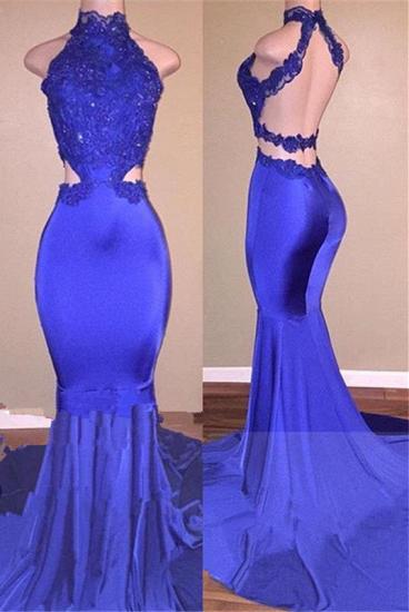 Lace Appliques Mermaid Evening Gowns | Prom Dress_2