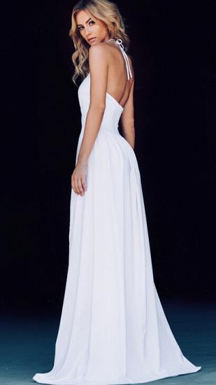 New Arrival Hlater Chiffon Evening Gown Simple Open Back Slit 2022 Prom Dress_6