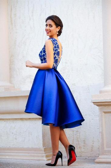 Neue Abendkleider Royal Blau | Wunderschöne Abikleieder V-Ausschnitt_6