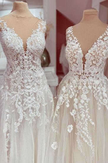 Designer Wedding Dresses A Line Lace | Boho wedding dresses_4