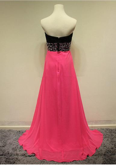 Sweetheart Crystal Zipper Evening Dresses Elegant Attractive Zipper 2022 Prom Gowns_4