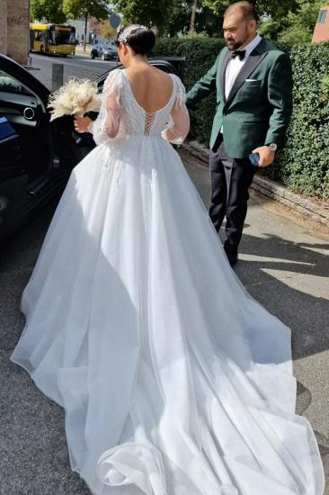 Princess Wedding Dresses Lace | Wedding dresses with sleeves_3